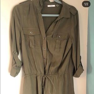 DEX army green dress, very cute
